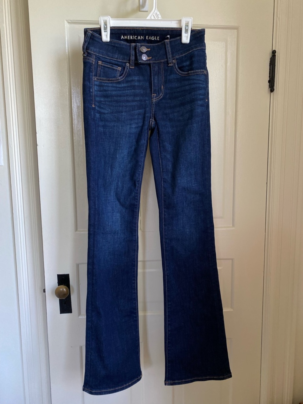 American Eagle Mid Rise Flare Jeans Size 0